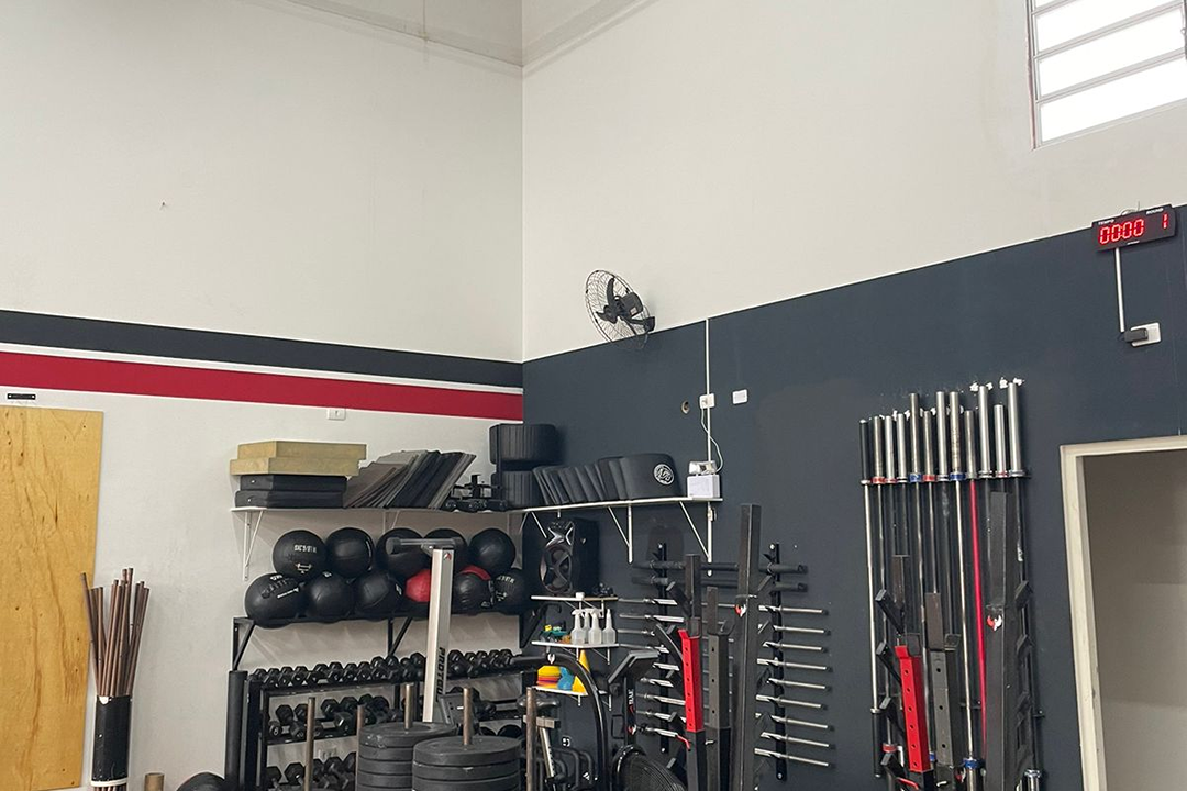 Imagem da estrutura da academia