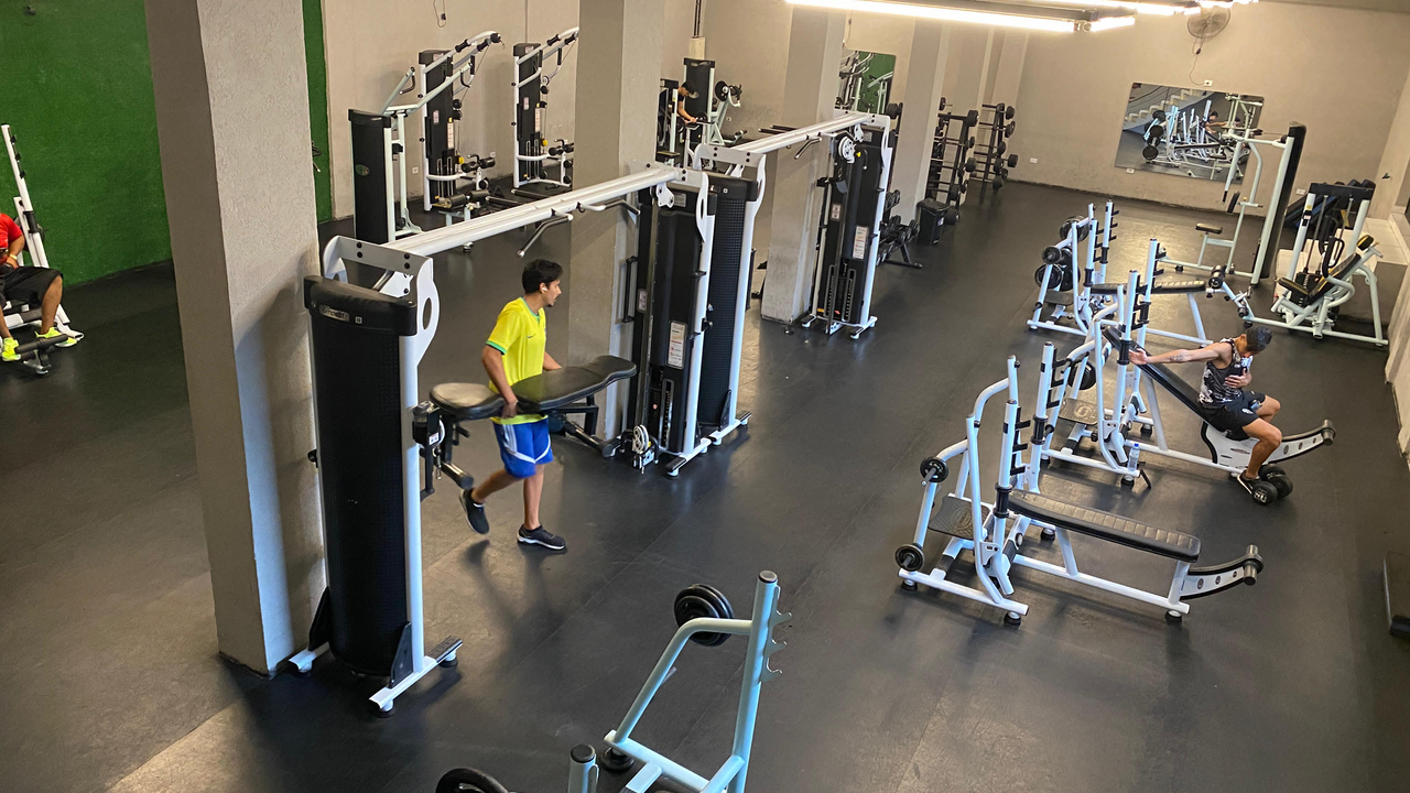 Imagem da estrutura da academia