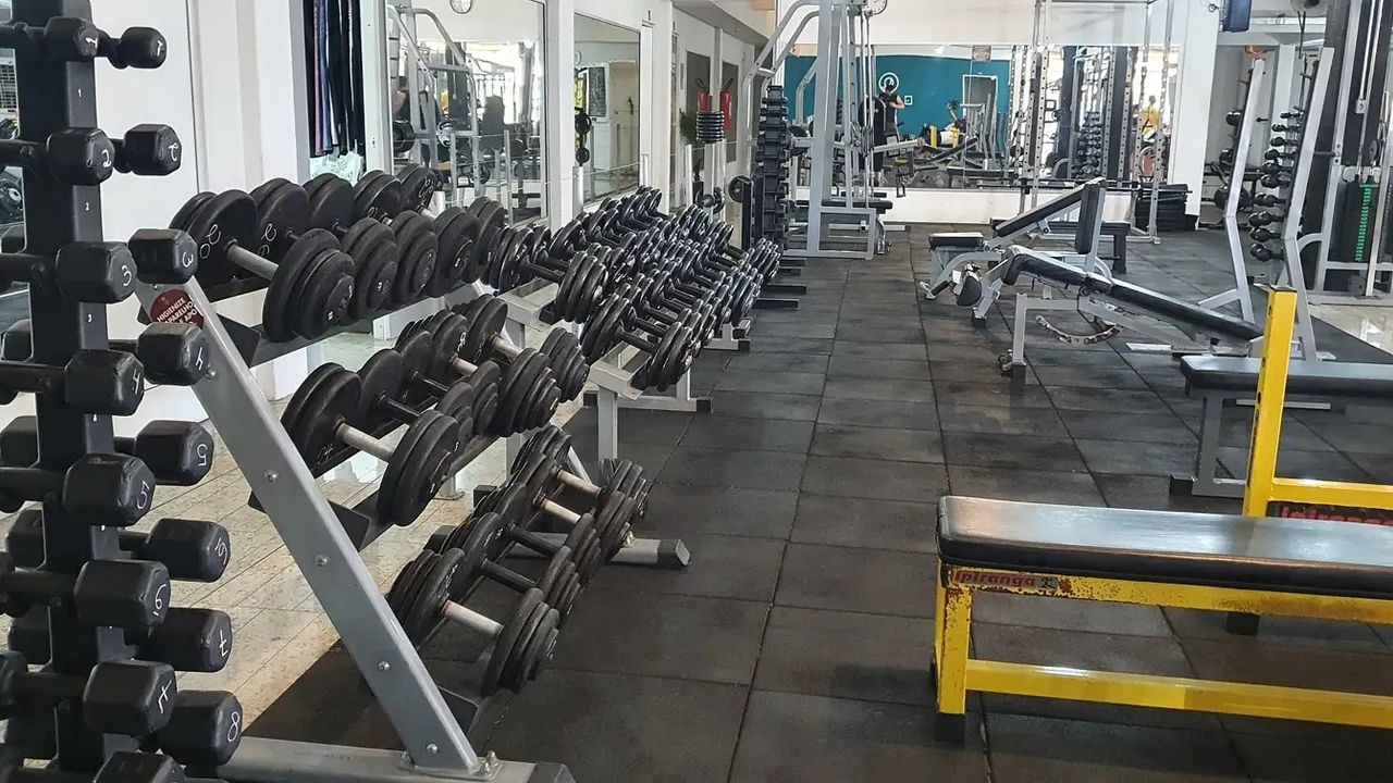 Imagem da estrutura da academia