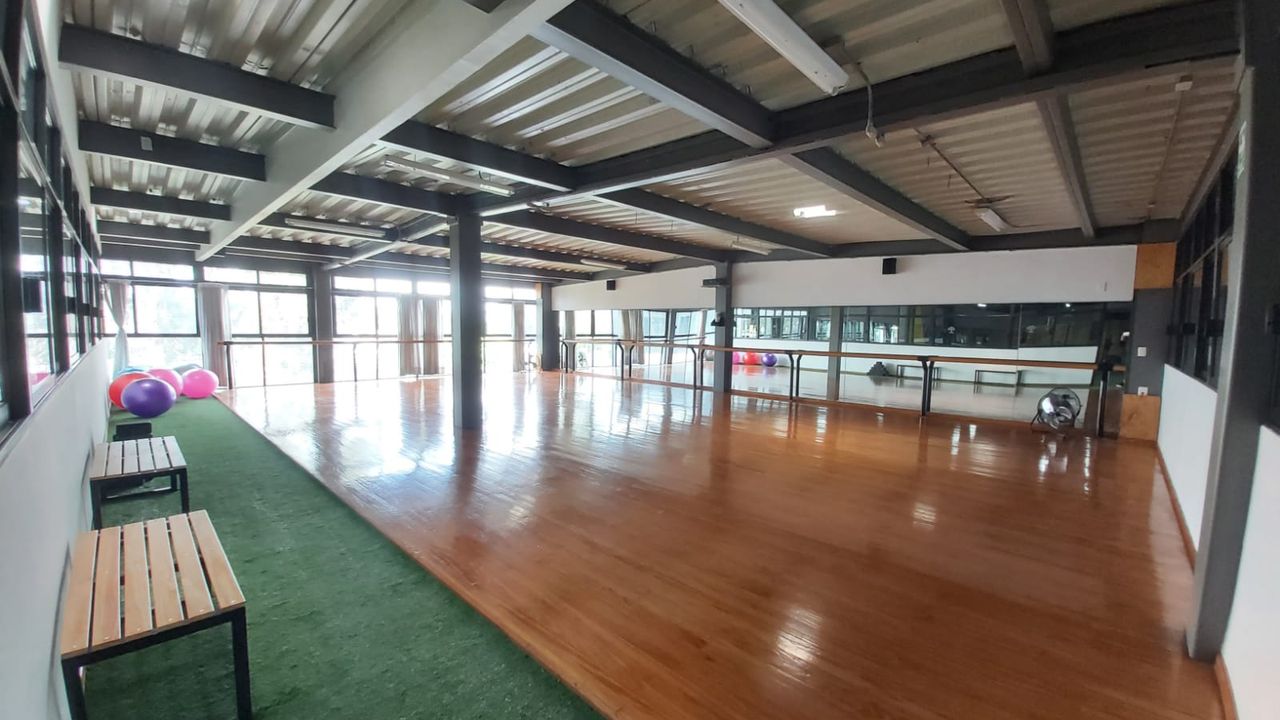 Imagem da estrutura da academia