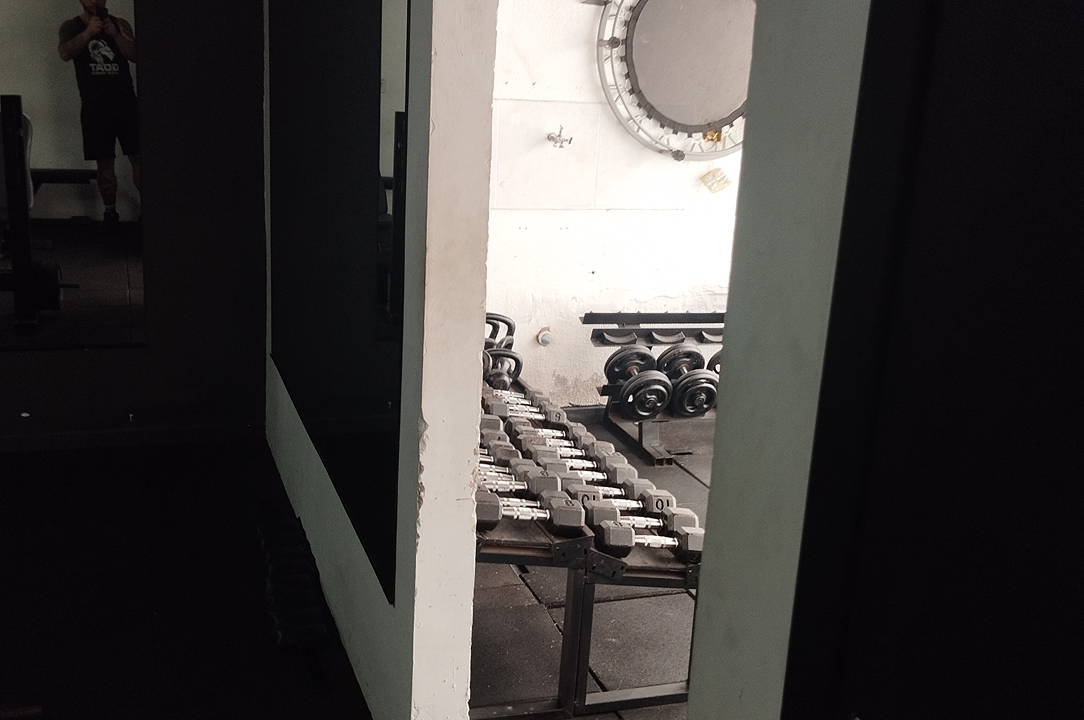 Imagem da estrutura da academia