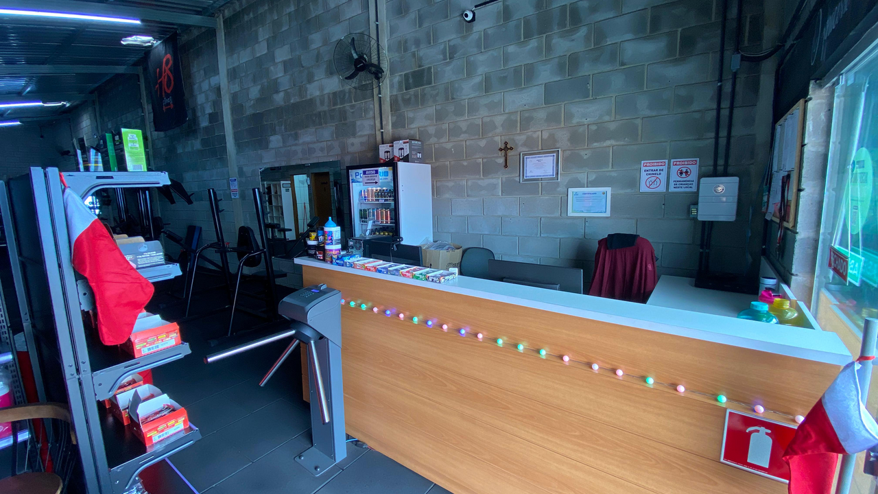 Imagem da estrutura da academia