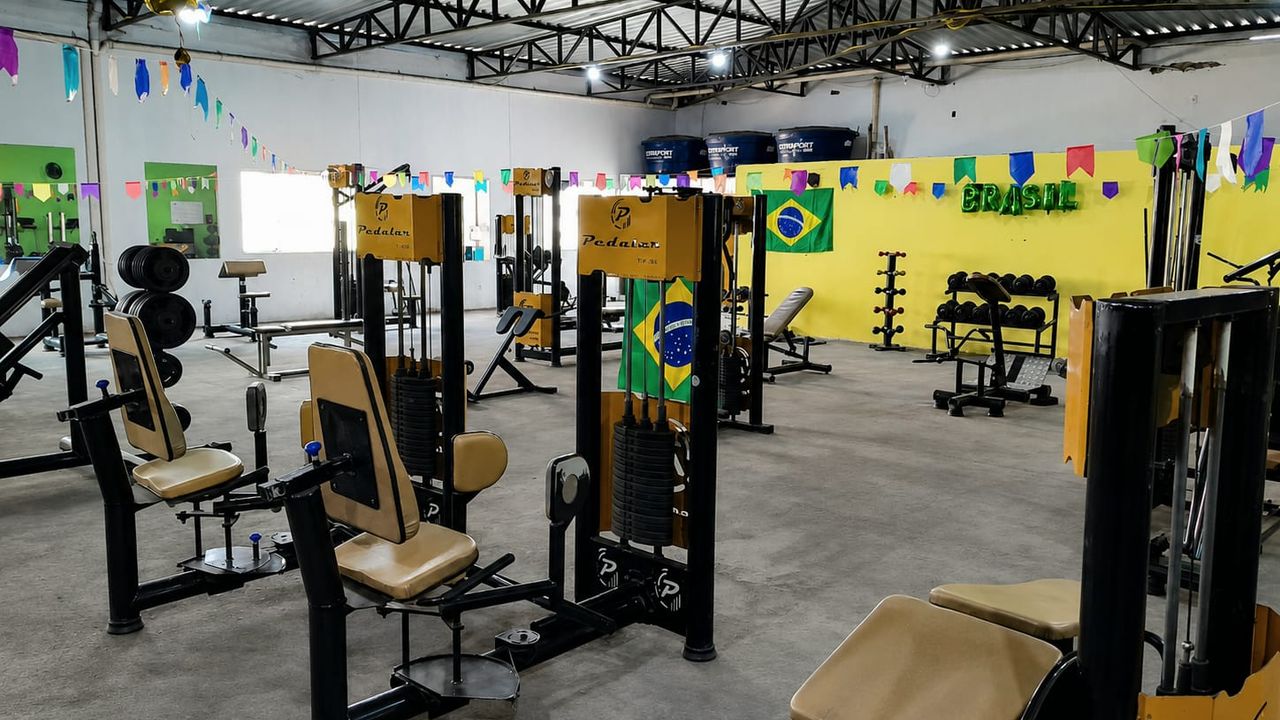 Imagem da estrutura da academia