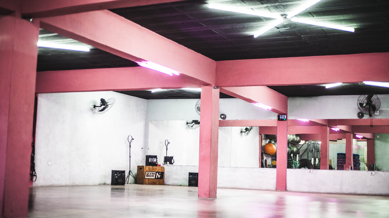 Imagem da estrutura da academia