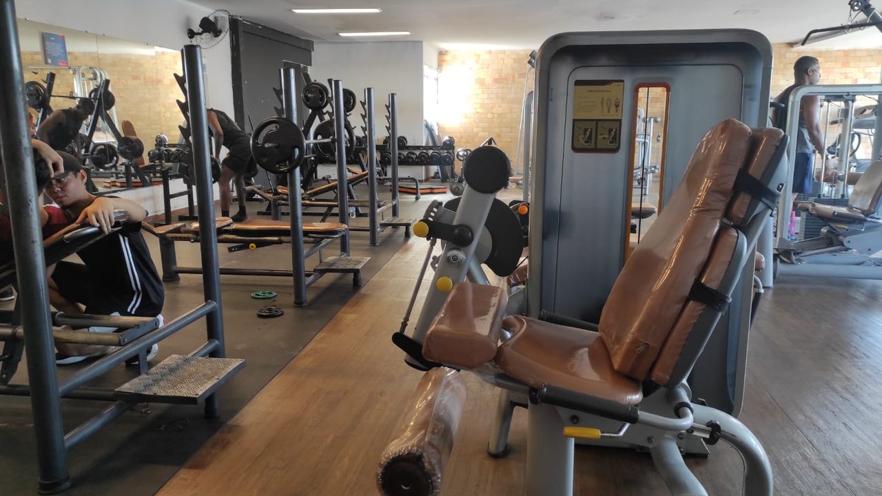 Imagem da estrutura da academia