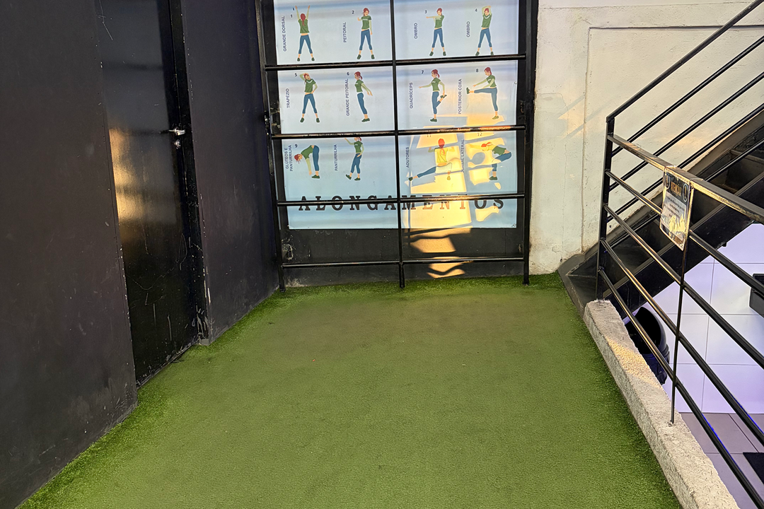 Imagem da estrutura da academia
