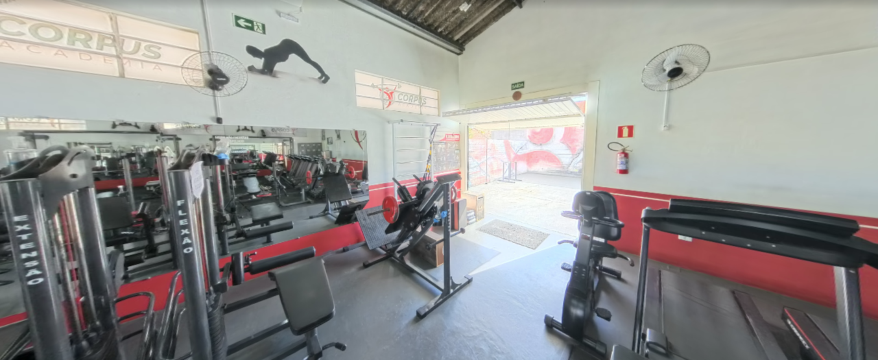 Imagem da estrutura da academia