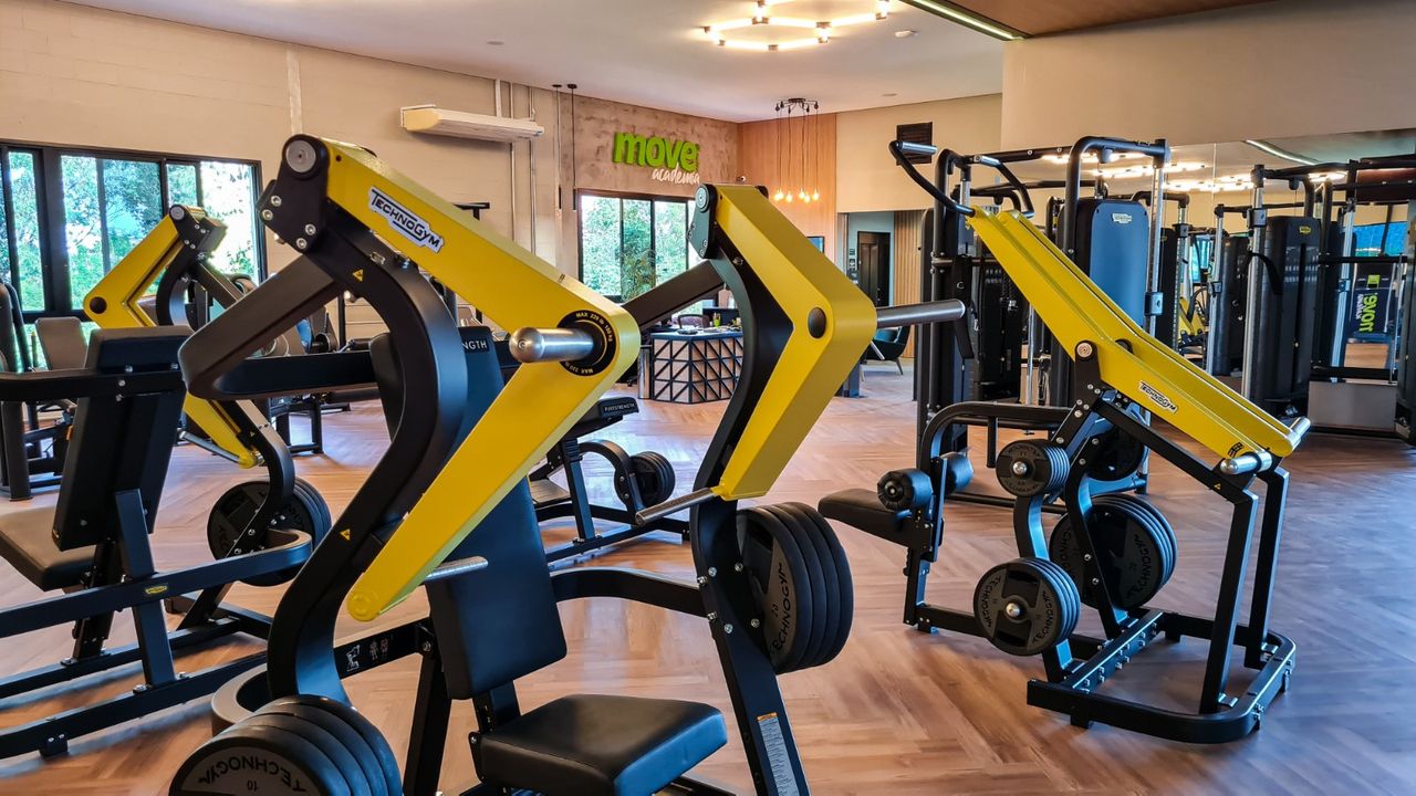 Imagem da estrutura da academia