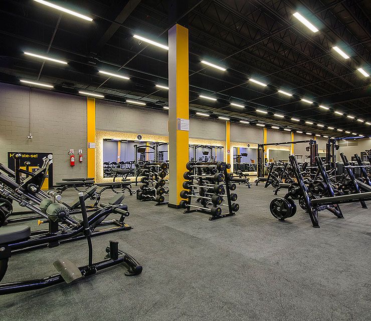 Imagem da estrutura da academia