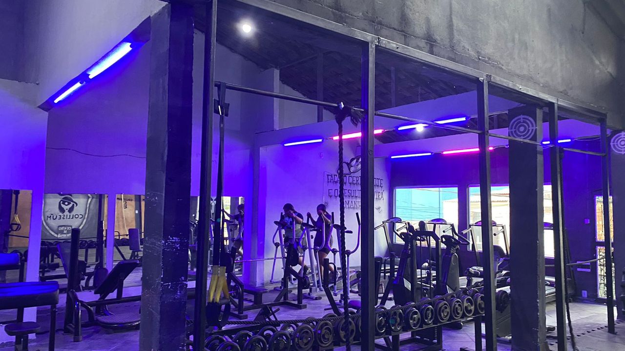 Imagem da estrutura da academia