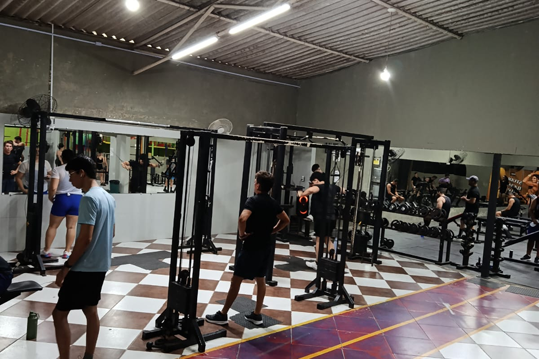 Imagem da estrutura da academia