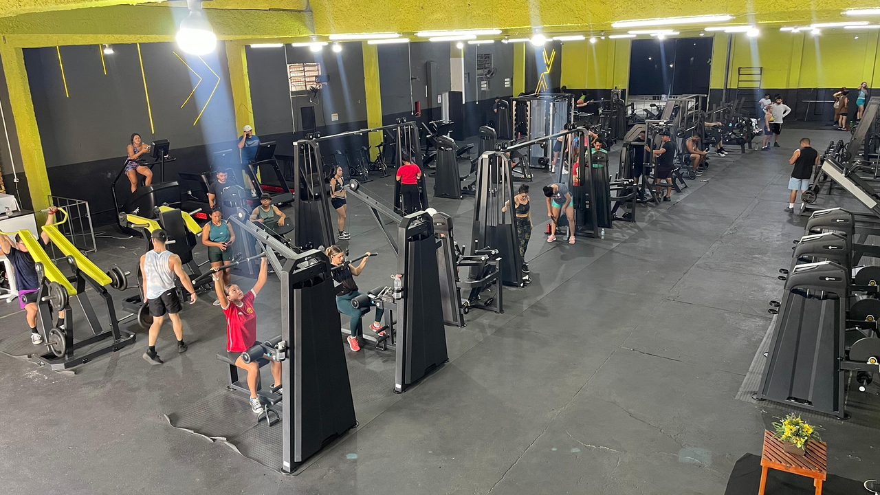 Imagem da estrutura da academia