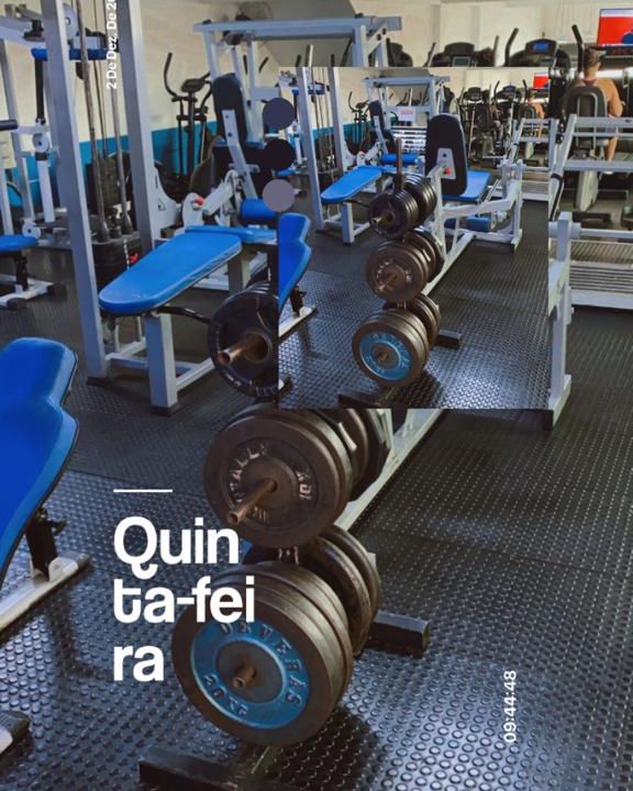 Imagem da estrutura da academia