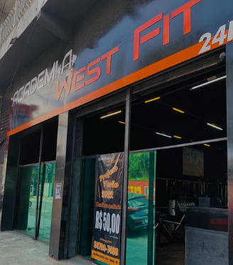 Imagem da estrutura da academia