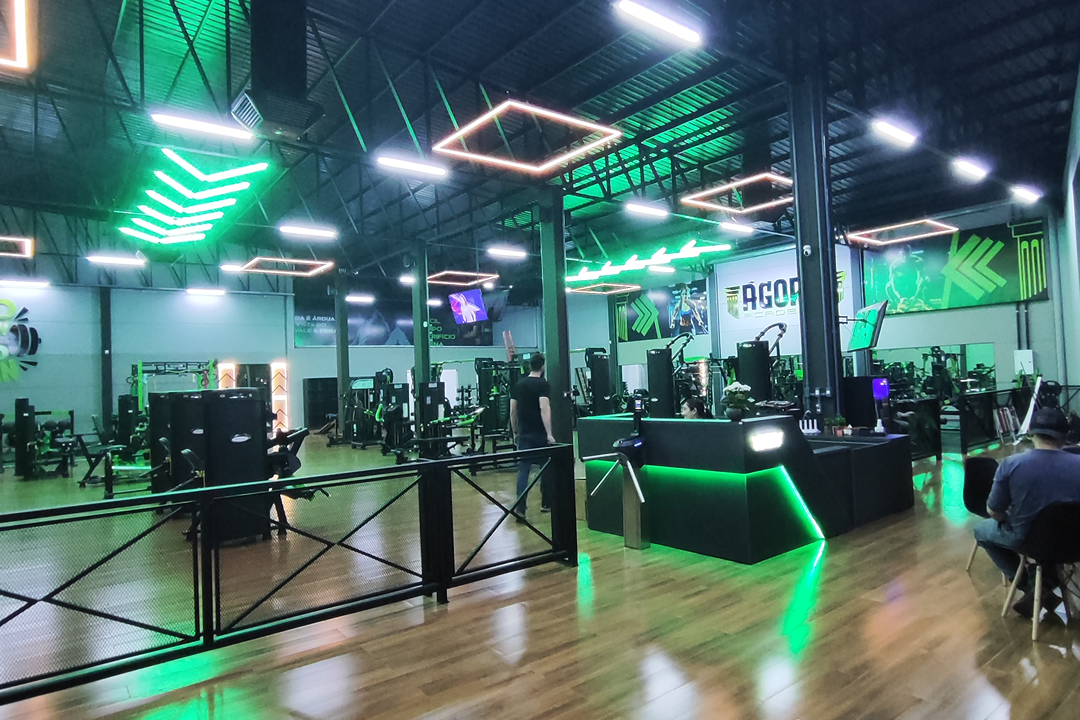 Imagem da estrutura da academia