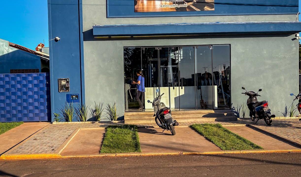 Imagem da estrutura da academia