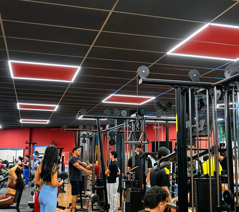 Imagem da estrutura da academia