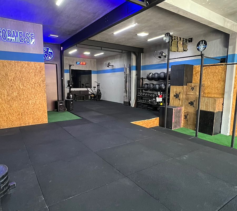 Imagem da estrutura da academia