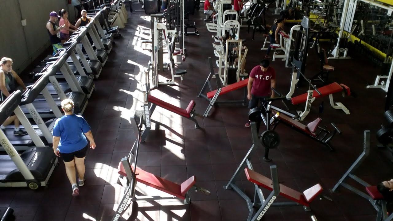 Imagem da estrutura da academia