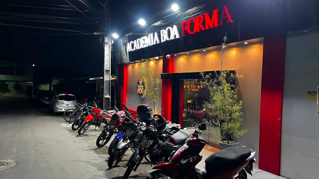 Imagem da estrutura da academia