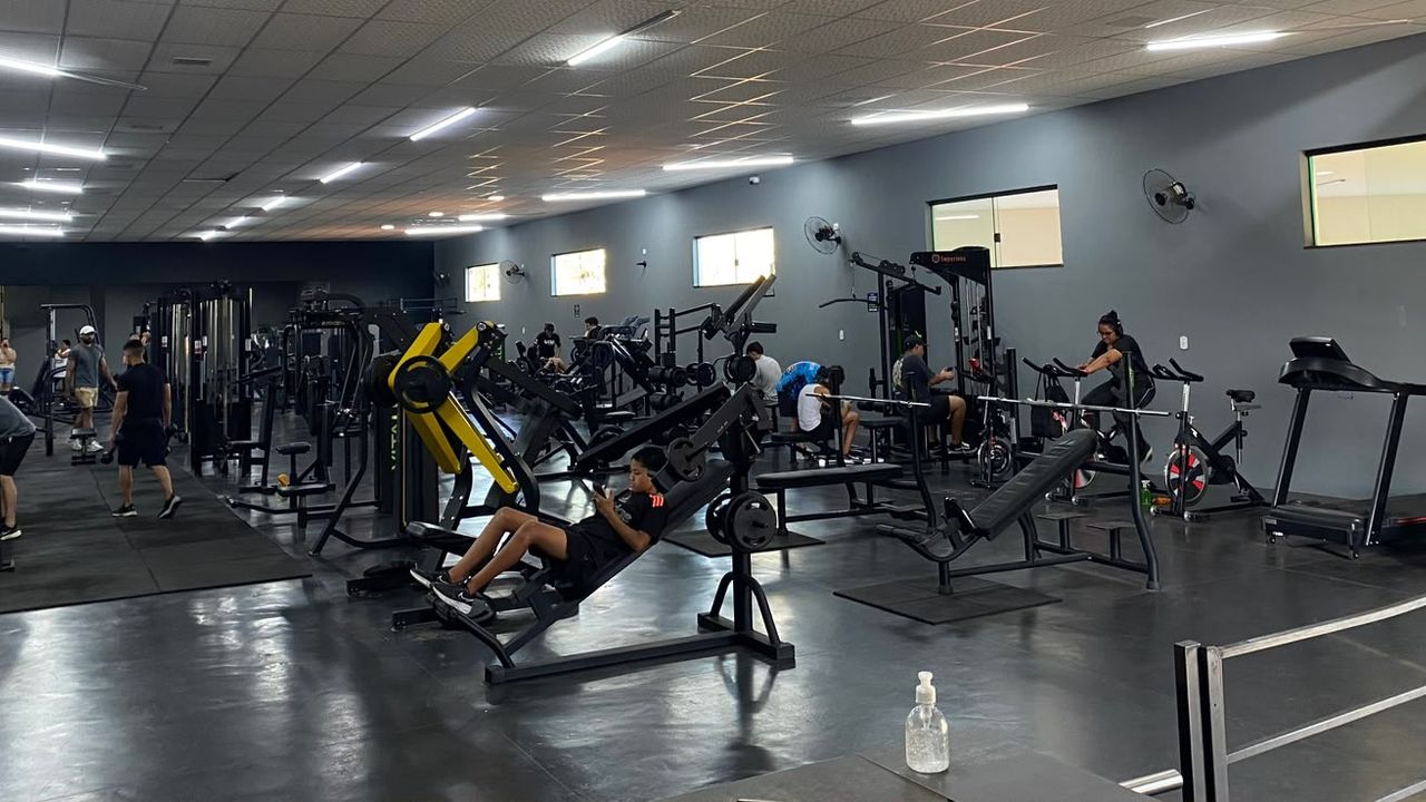 Imagem da estrutura da academia