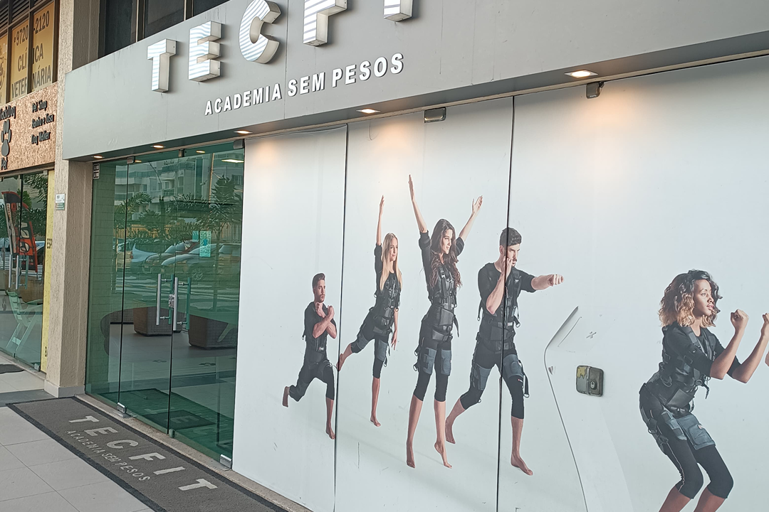 Imagem da estrutura da academia