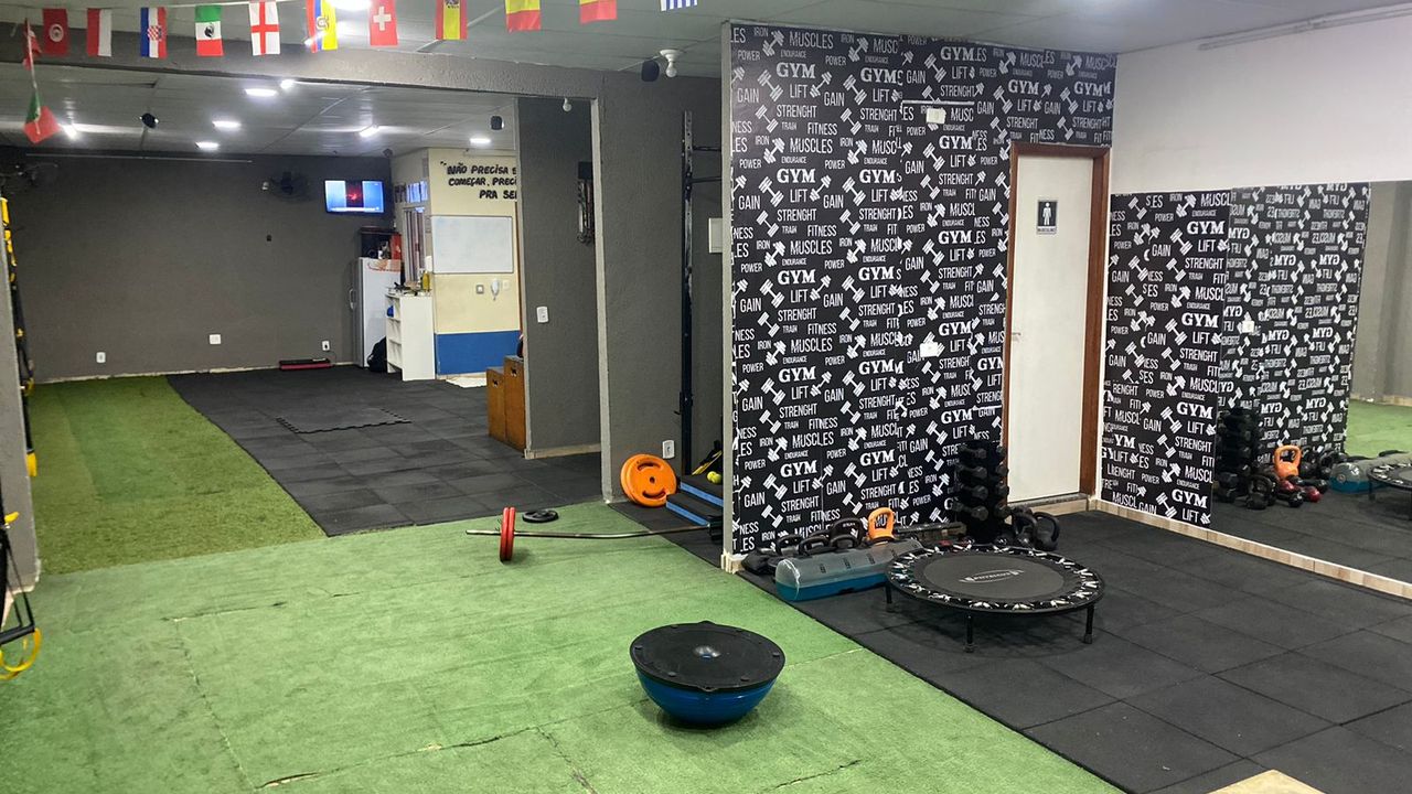 Imagem da estrutura da academia