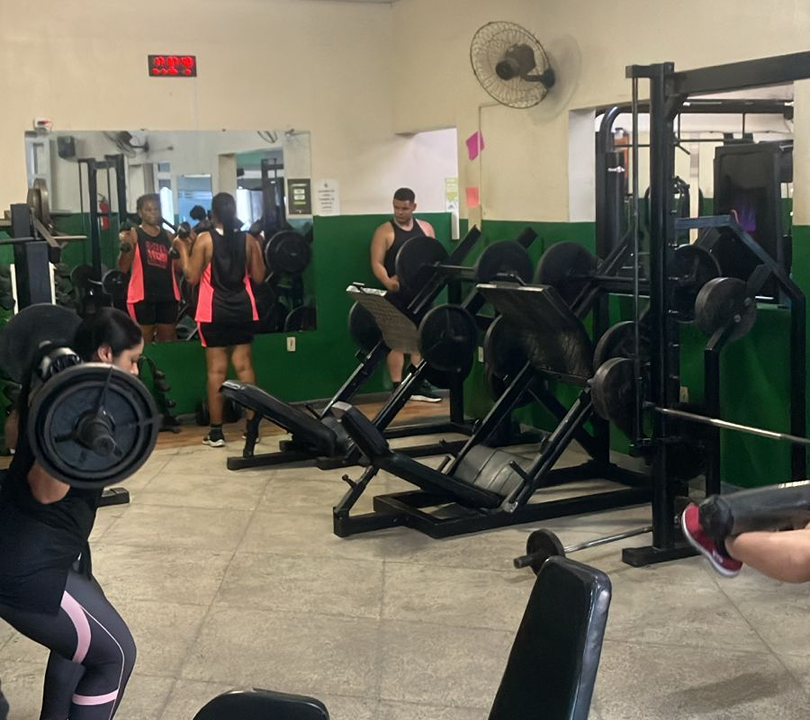 Imagem da estrutura da academia