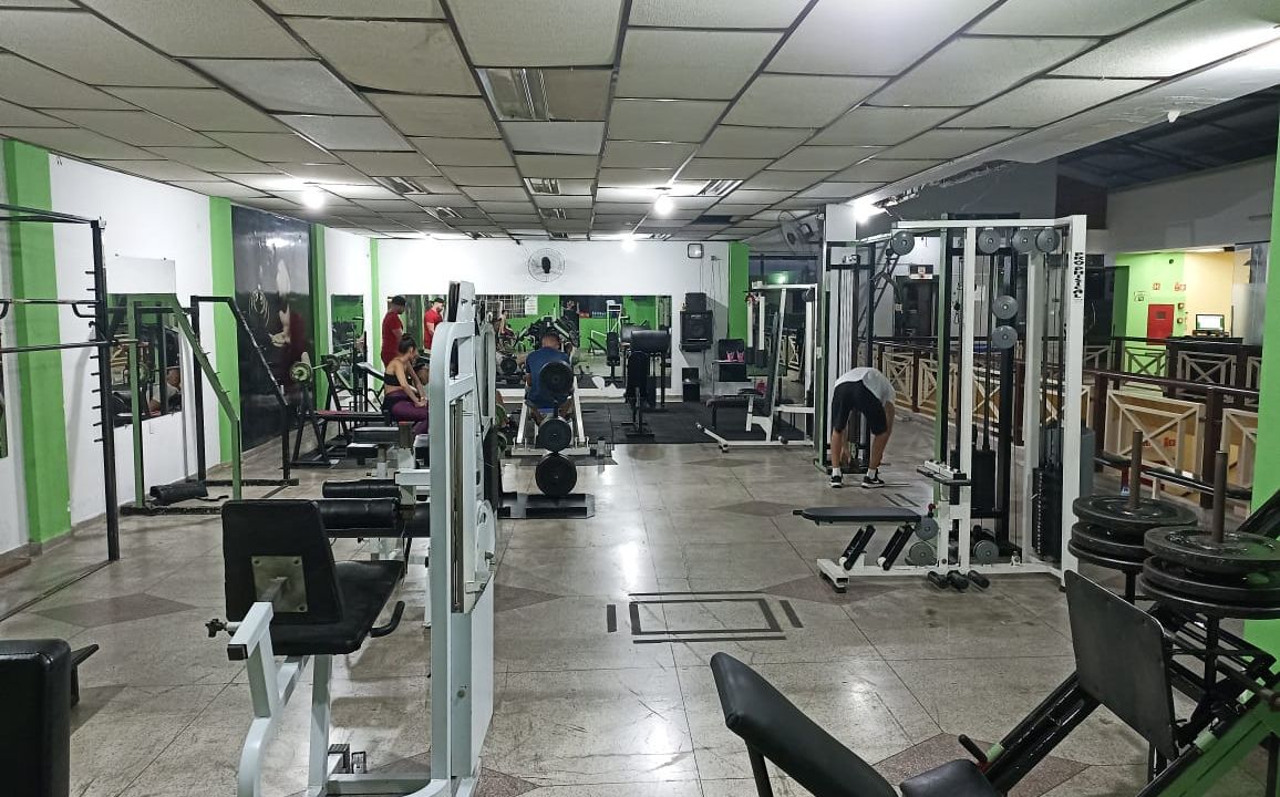 Imagem da estrutura da academia