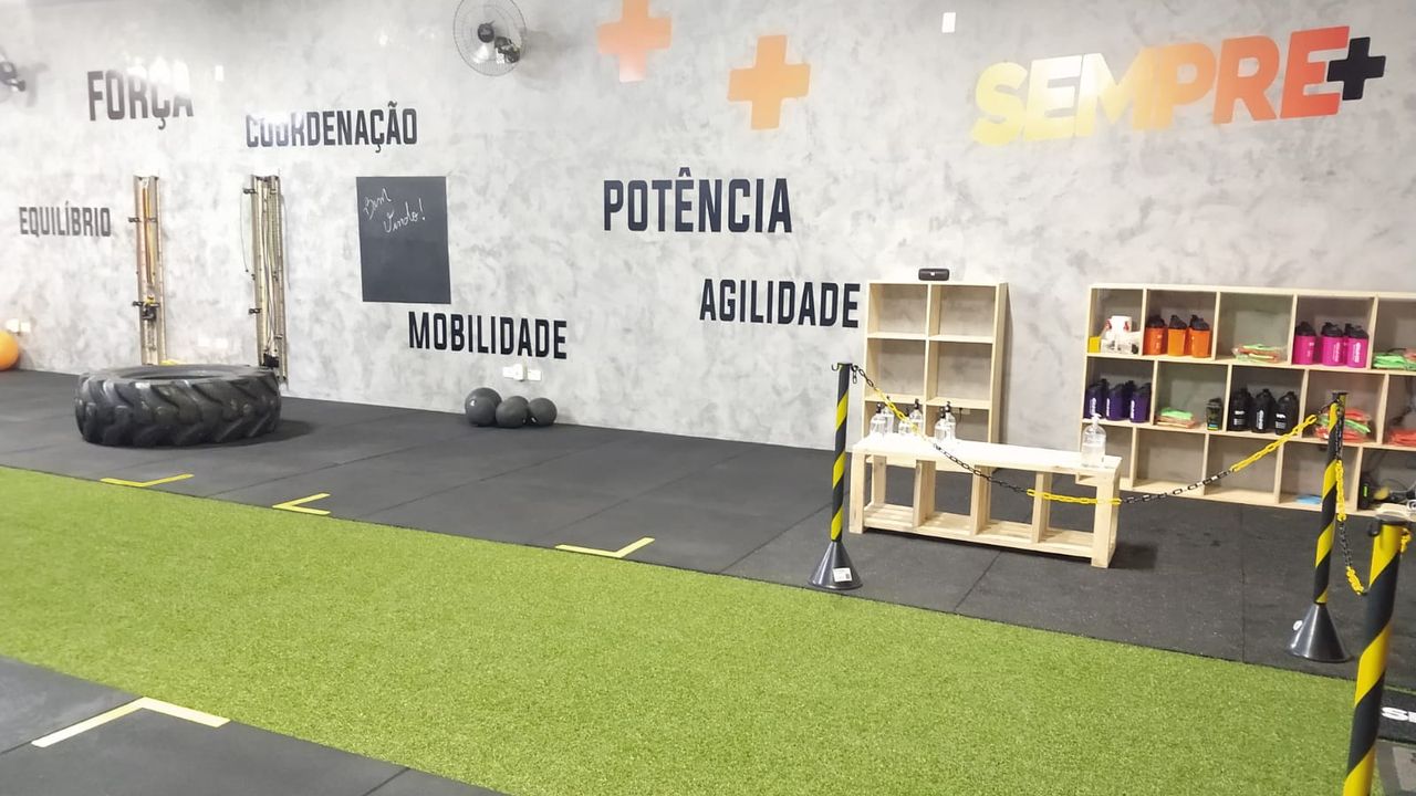 Imagem da estrutura da academia