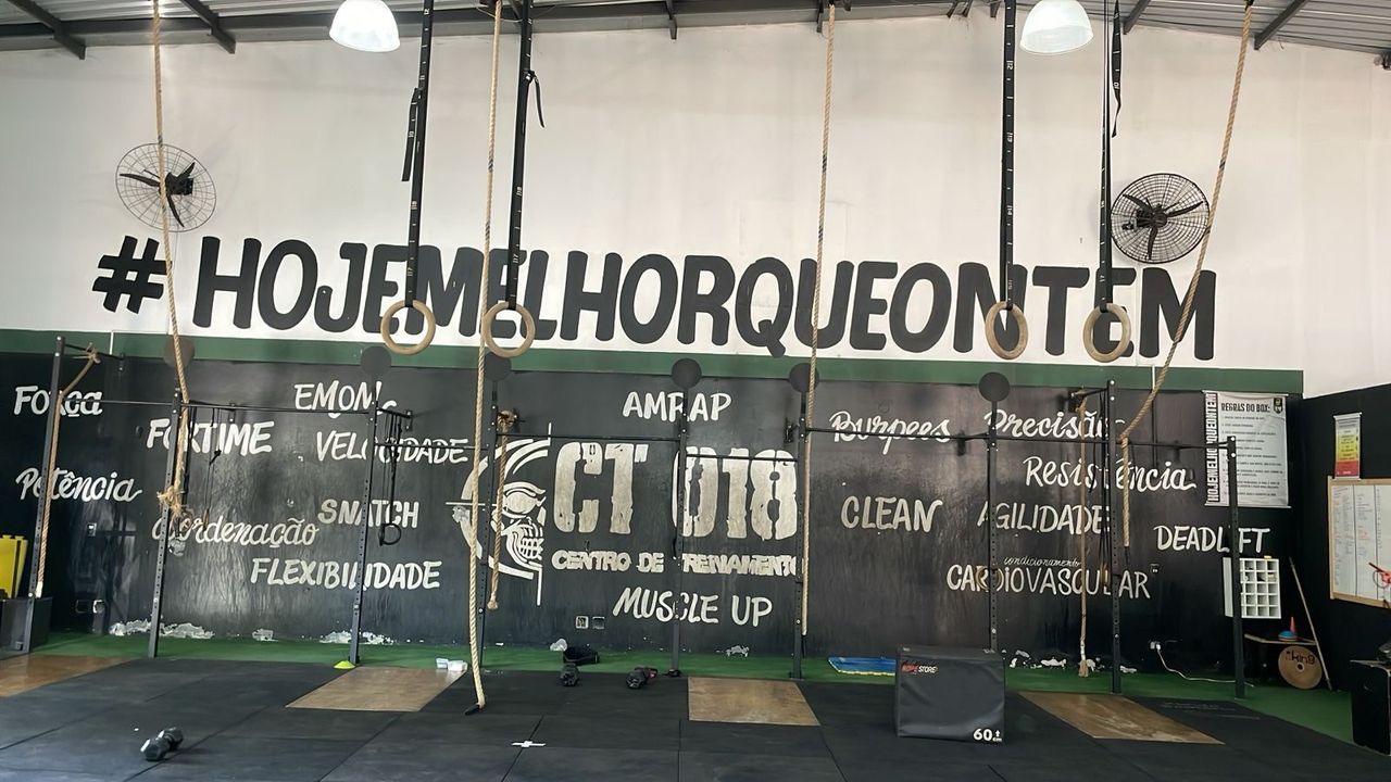 Imagem da estrutura da academia