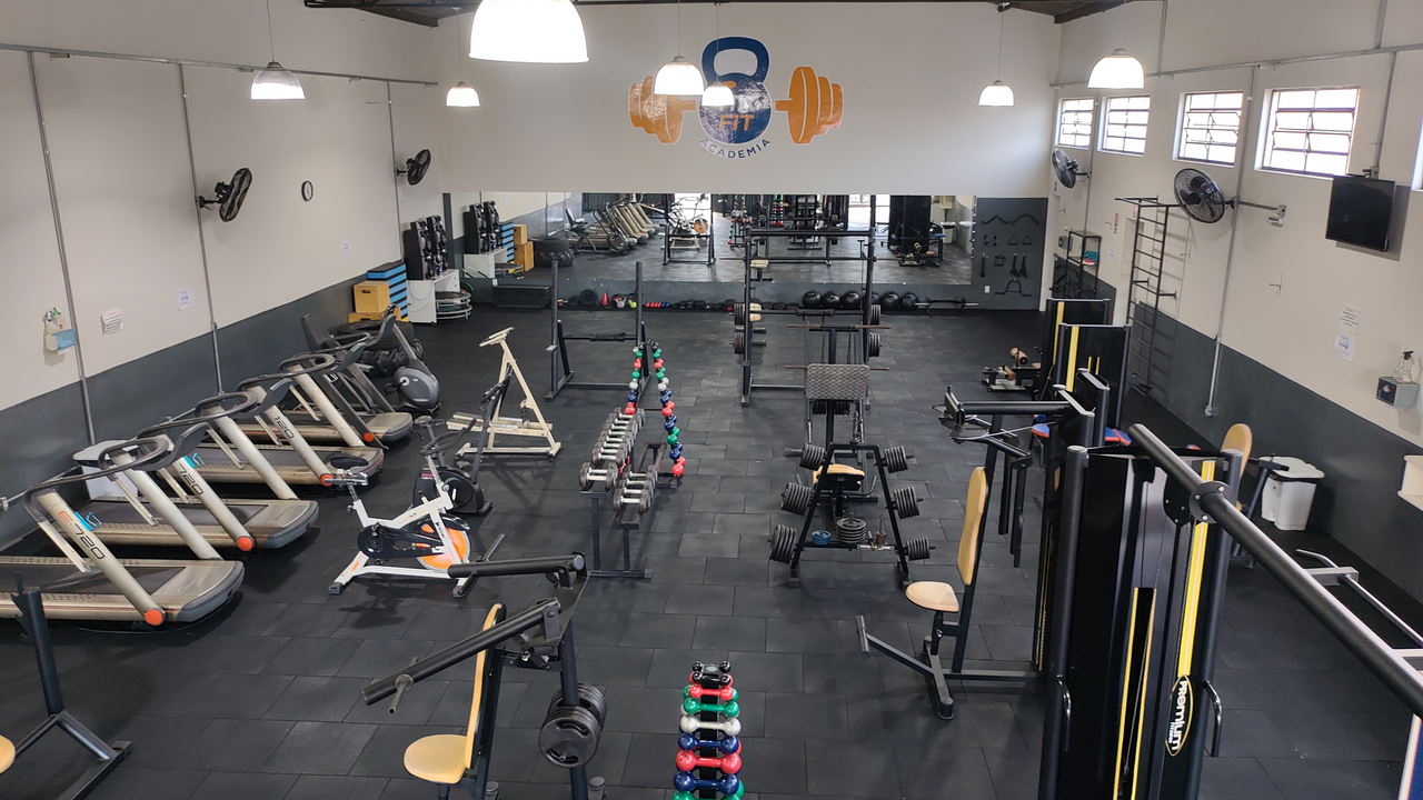 Imagem da estrutura da academia