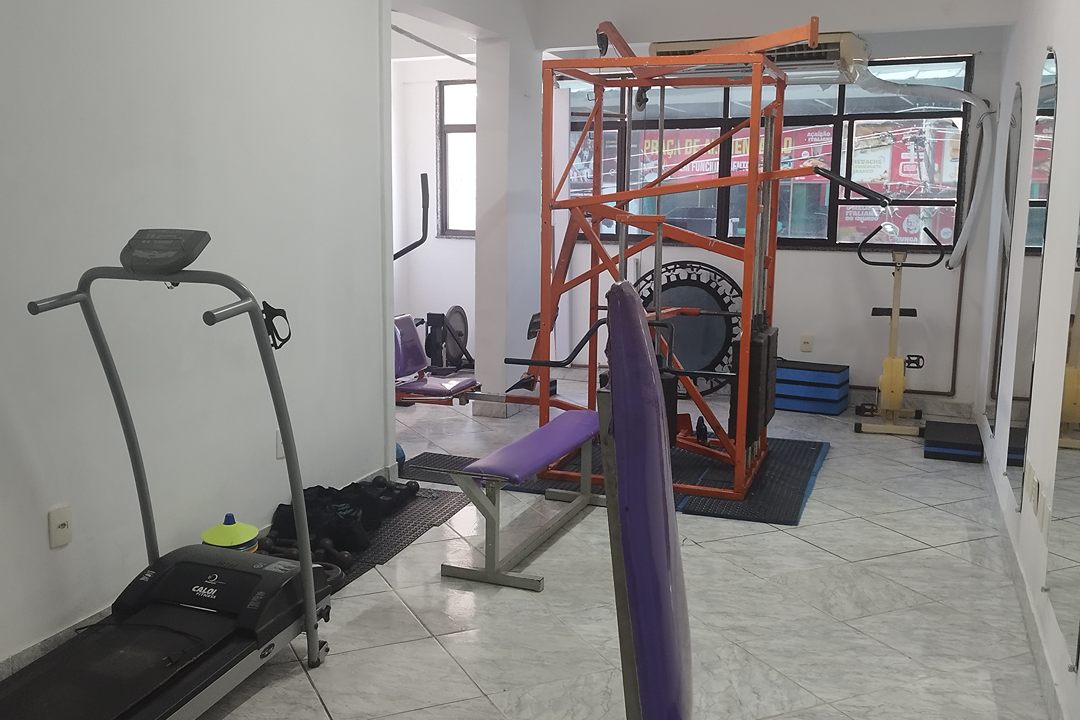 Imagem da estrutura da academia