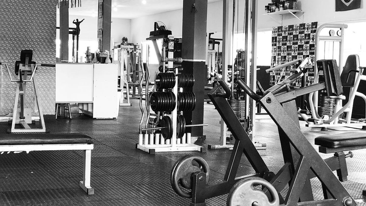 Imagem da estrutura da academia