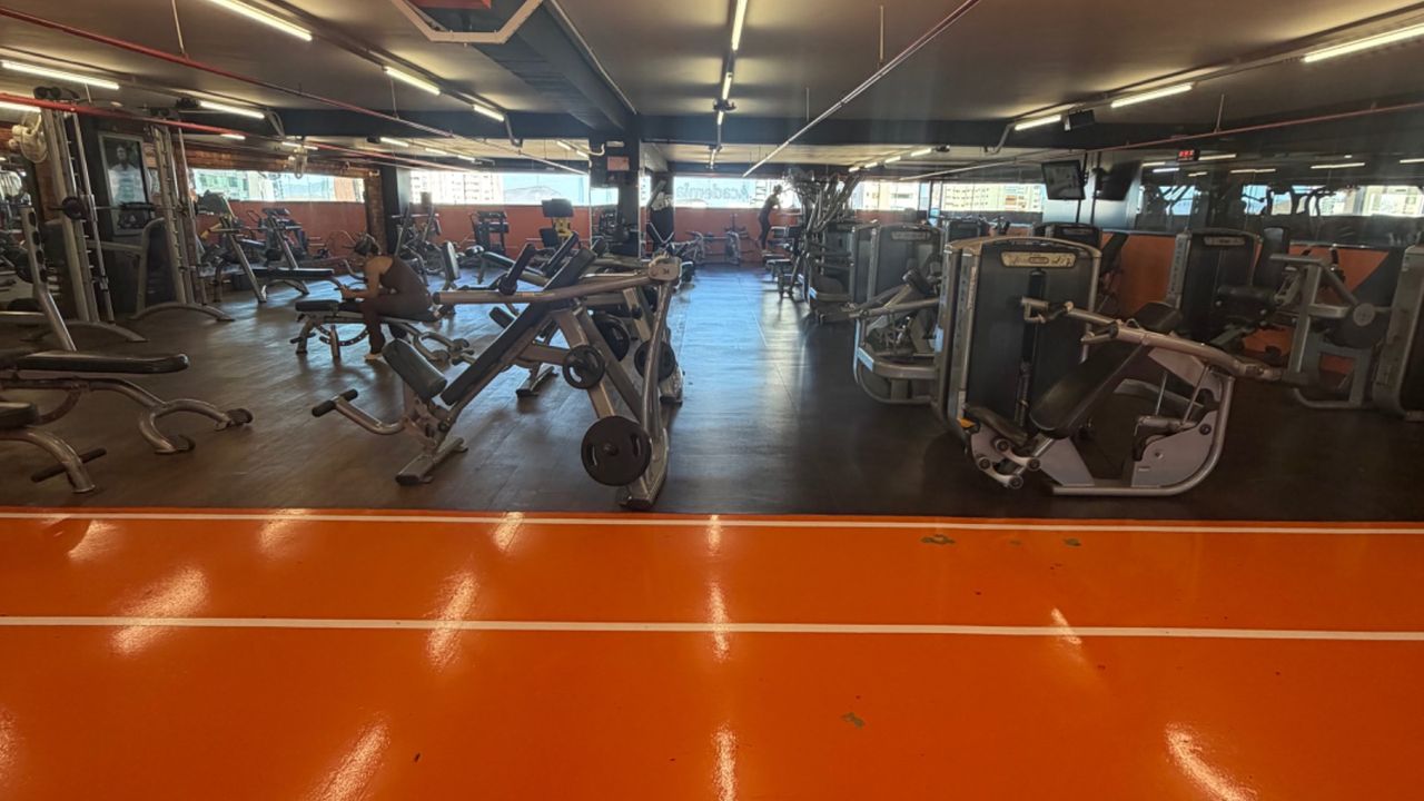 Imagem da estrutura da academia