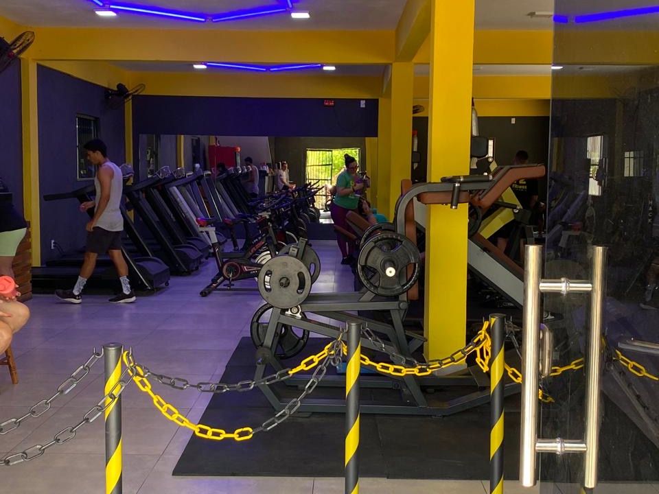 Imagem da estrutura da academia