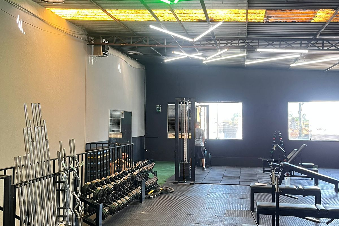 Imagem da estrutura da academia