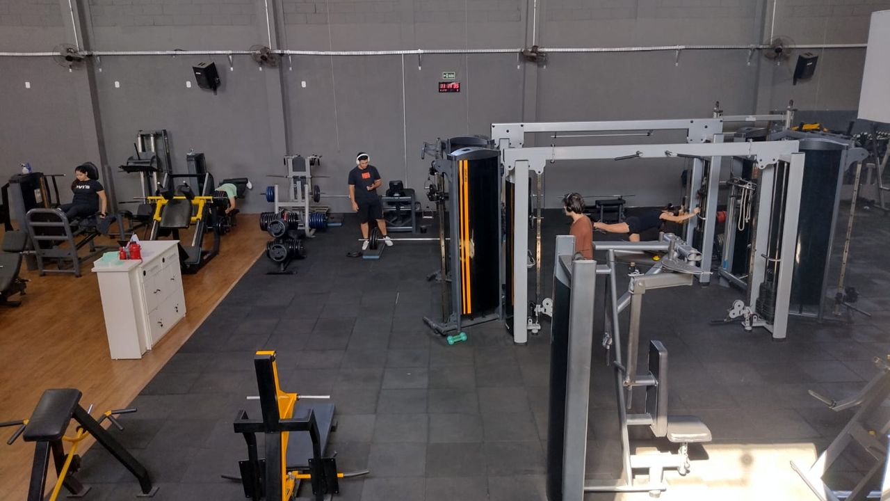 Imagem da estrutura da academia