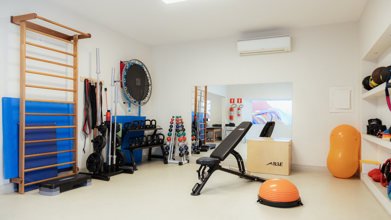 Imagem da estrutura da academia