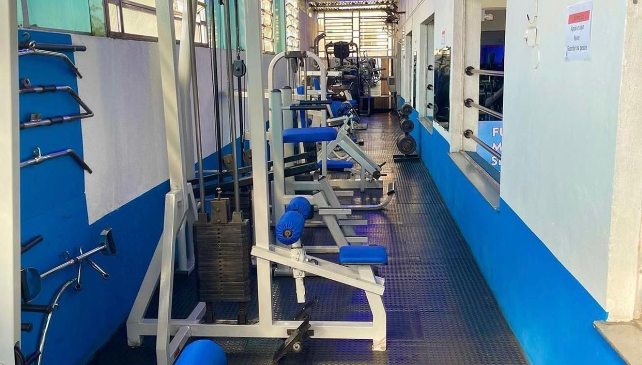 Imagem da estrutura da academia