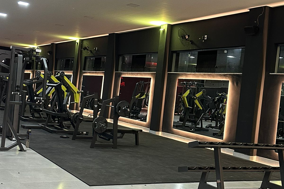 Imagem da estrutura da academia