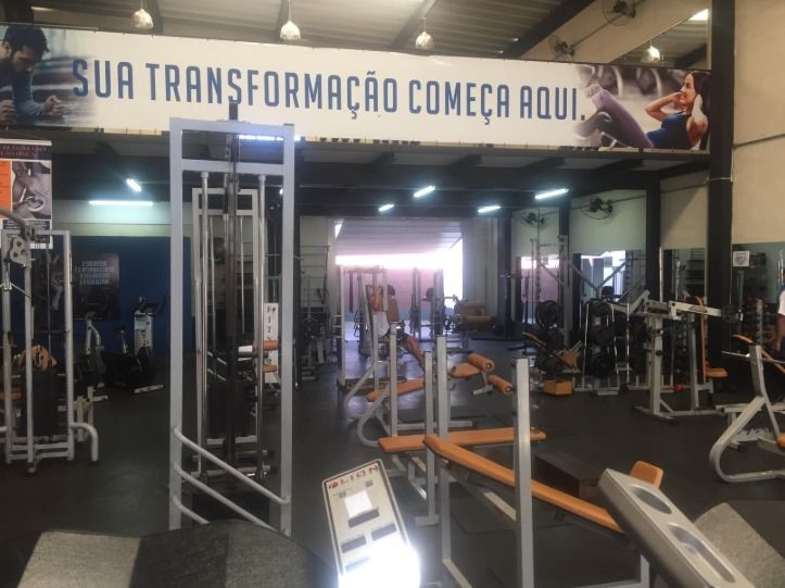 Imagem da estrutura da academia