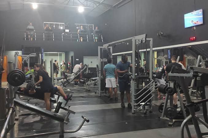 Imagem da estrutura da academia