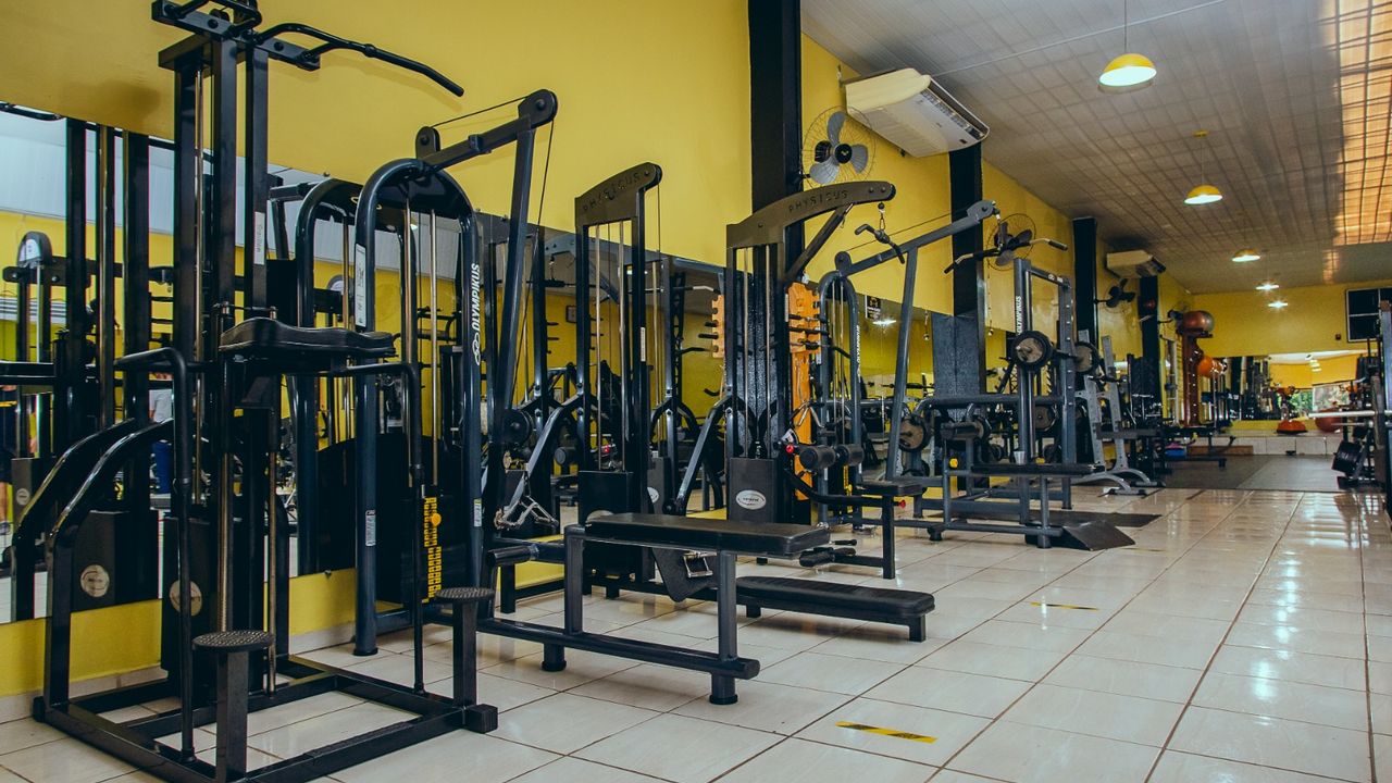 Imagem da estrutura da academia