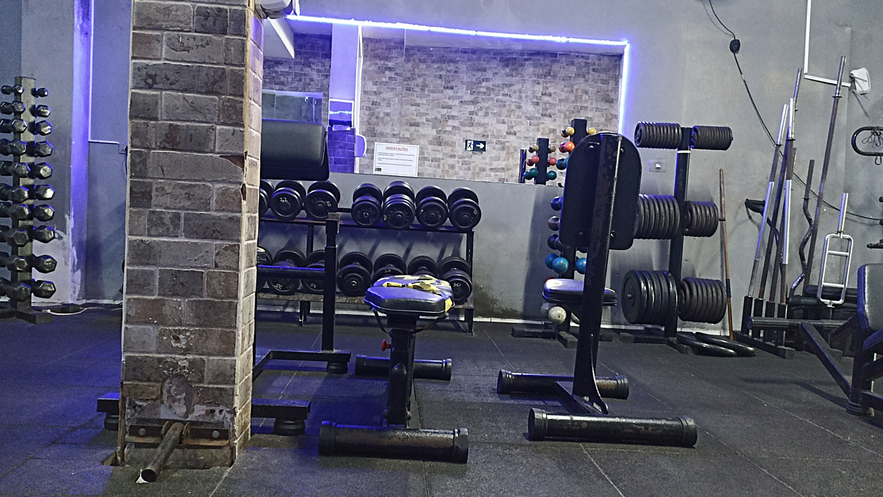 Imagem da estrutura da academia