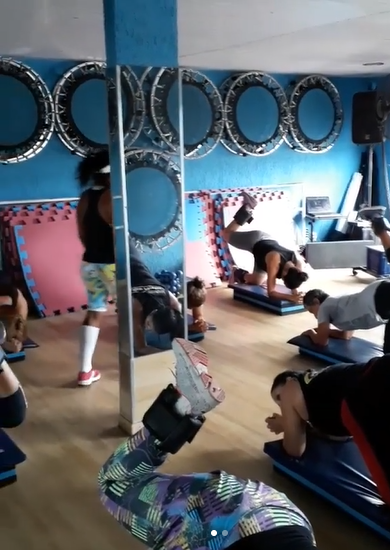 Imagem da estrutura da academia