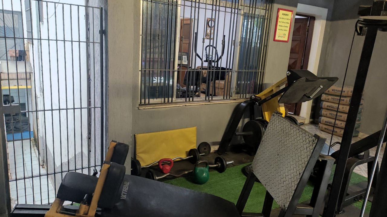 Imagem da estrutura da academia