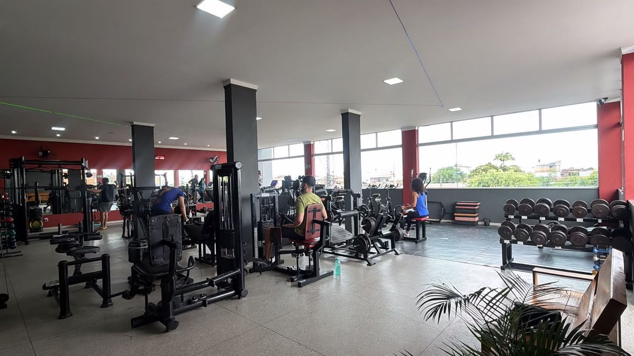 Imagem da estrutura da academia