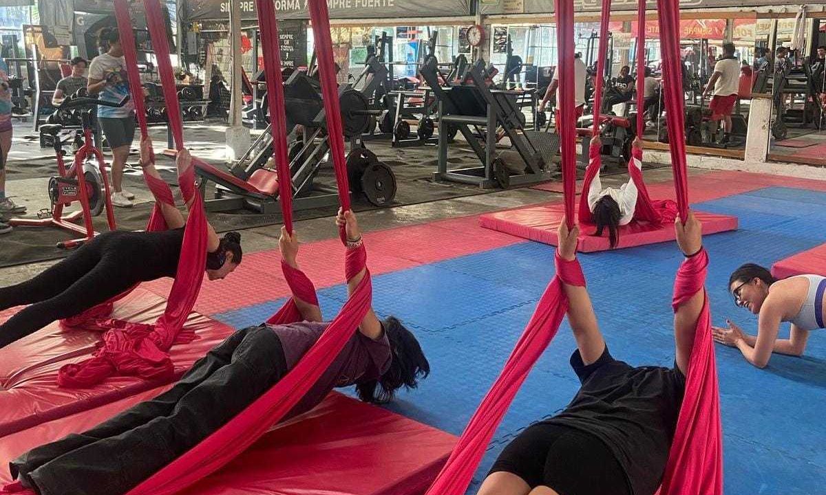 Imagem da estrutura da academia