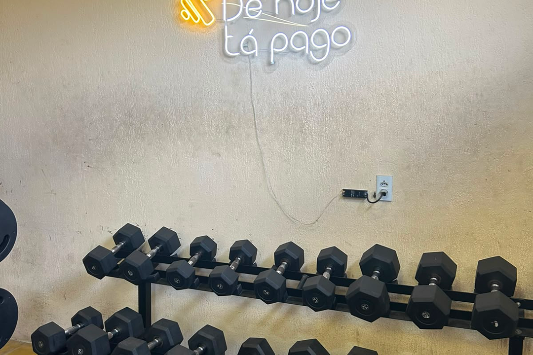 Imagem da estrutura da academia